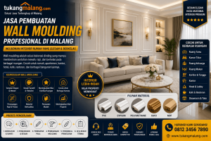 Jasa Wall Moulding Minimalis di Malang untuk Hunian Modern dan Berkelas