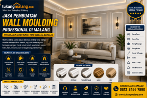 Jasa Desain dan Pemasangan Wall Moulding Berkualitas di Malang Bersama TukangMalang.com