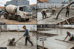 Keuntungan Menggunakan Jasa Pengecoran Ready Mix Dibanding Cor Manual di Malang