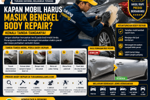 Kapan Mobil Harus Masuk Bengkel Body Repair? Kenali Tanda-Tandanya